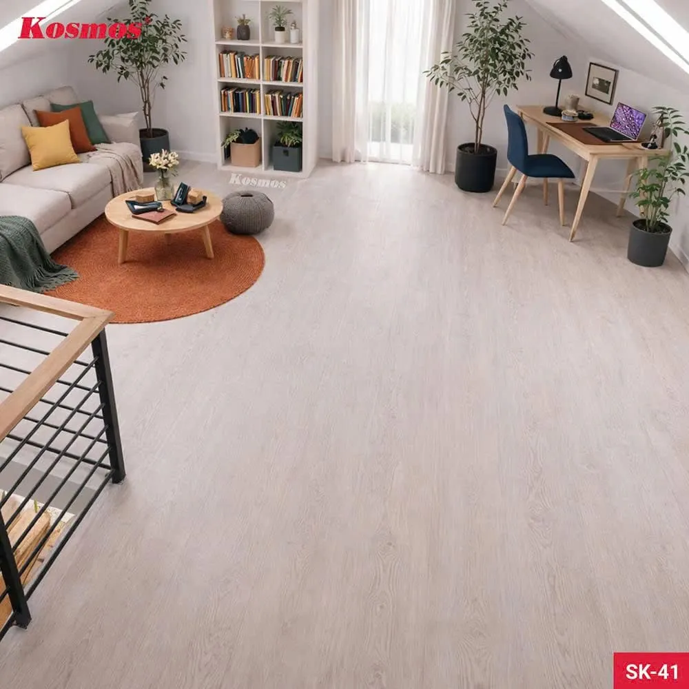 Tấm Sàn Chịu Lực Nhựa Giả Gỗ Làm Gác Lửng  Kosmos SK41X4M